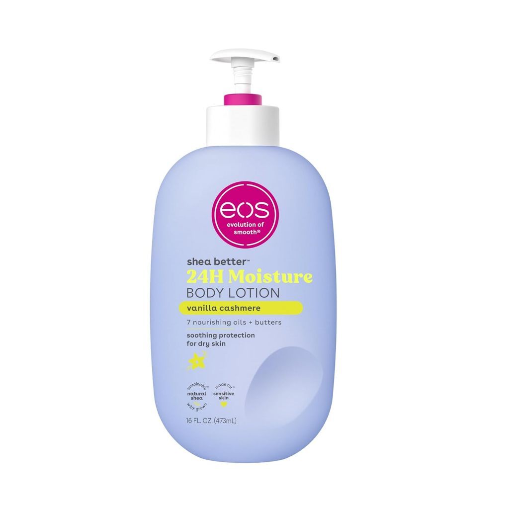 EOS Shea Better Body Lotion - Vanilla Cashmere, Strawberry Dream, Jasmine Peach, Fresh & Cozy