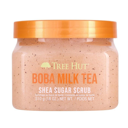 Tree Hut Shea Sugar Scrub - Moroccan Rose, Coconut Lime, Boba Milk Tea, Iced Coffee, Strawberry