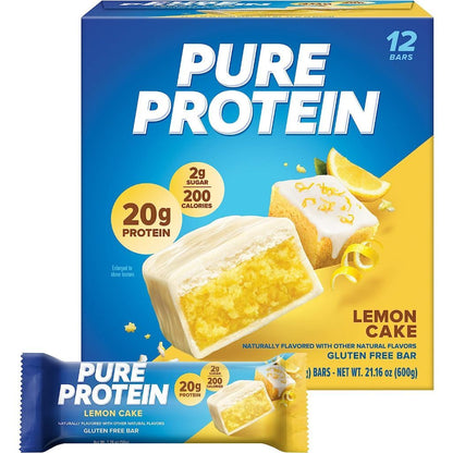 Pure Protein Bar - Chocolate Deluxe, Peanut Butter, Chewy Chocolate Chip, Mint Chocolate, Lemon Cake