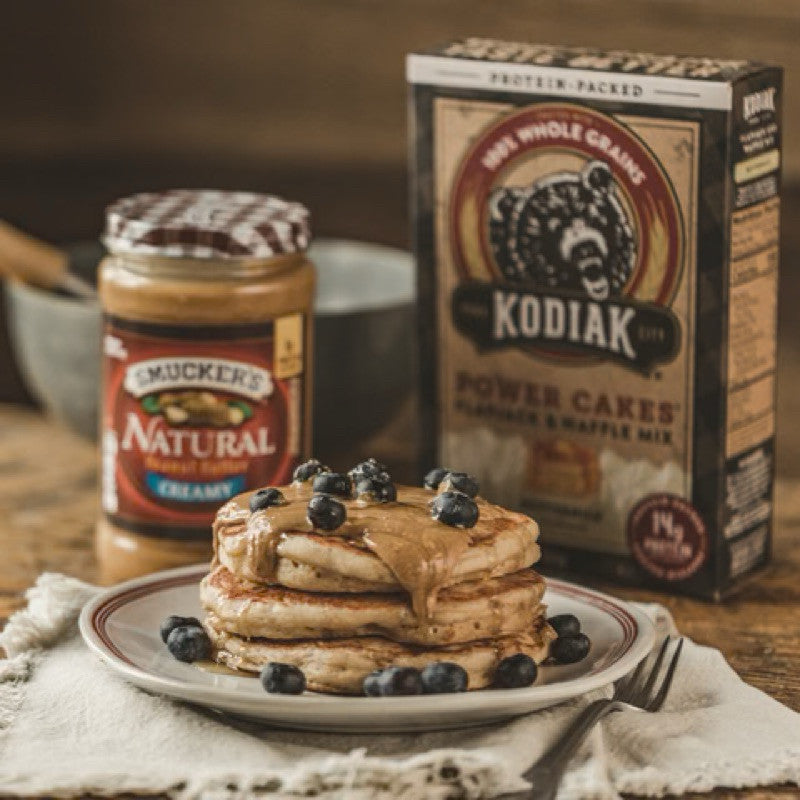 Kodiak Power Cakes Flapjack and Waffle Mix Protein Pancake Buttermilk Chocolate Chip