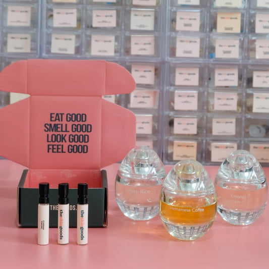 d'Annam Perfumes Discovery Set - Kimono, Vietnamese Coffee, White Rice