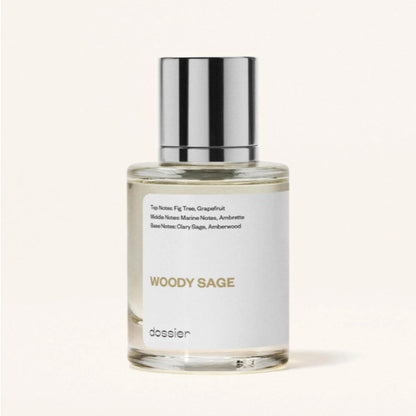 Dossier Woody Sage Eau de Parfum 50ml - Wood Sage and Sea Salt