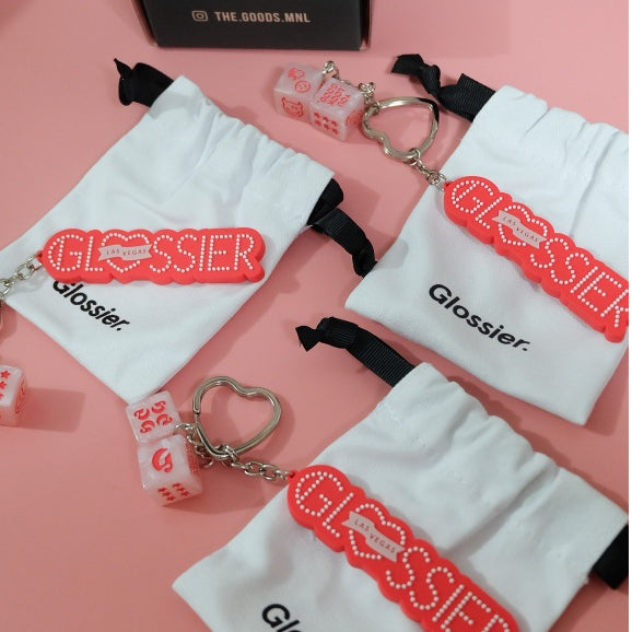 Glossier Vegas Keychain