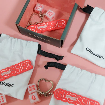 Glossier Vegas Keychain