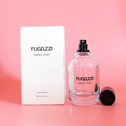 EMPTY BOTTLE Fugazzi Angel Dust EDP and Extrait, Vanilla Haze EDP for Collection Display