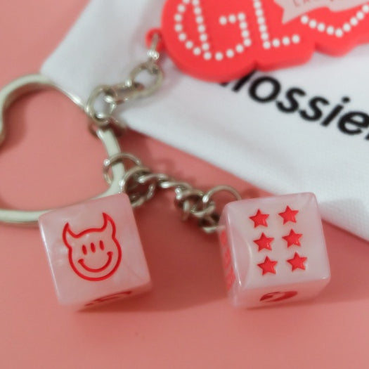 Glossier Vegas Keychain