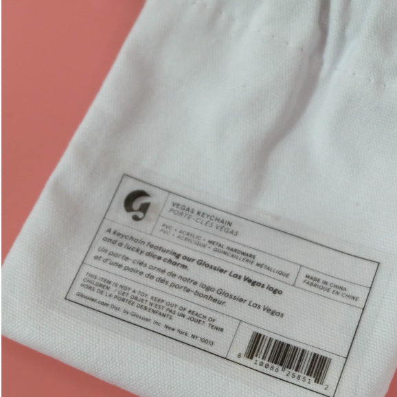Glossier Vegas Keychain