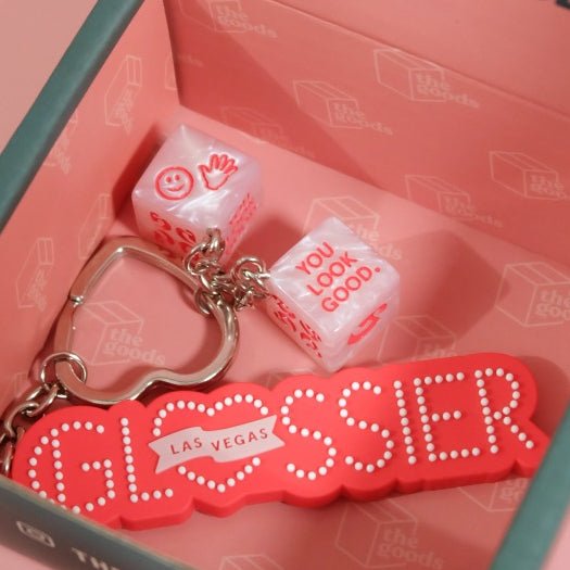Glossier Vegas Keychain