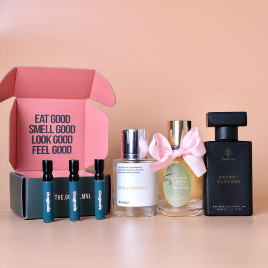 Matcha Perfumes Discovery Set - Sorce Match Made in Heaven, Dossier Citrus Matcha, Oakcha Secret