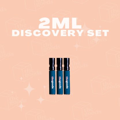 Almond Pistachio Perfume Decant Discovery Set - Italica, Snif Crumb Couture Almond, Une Nuit Nomade