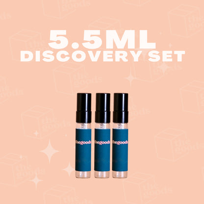 Almond Pistachio Perfume Decant Discovery Set - Italica, Snif Crumb Couture Almond, Une Nuit Nomade
