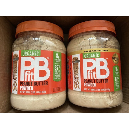 PBfit All-Natural Peanut Butter Powder - Original, Organic, Chocolate