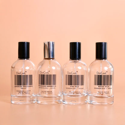 EMPTY BOTTLE Dedcool Perfume for Collection Display - Mochi Milk, Xtra Milk